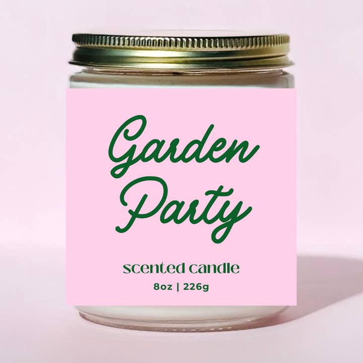 Garden Party Spring Summer Candle for wholesale by Free Ethos