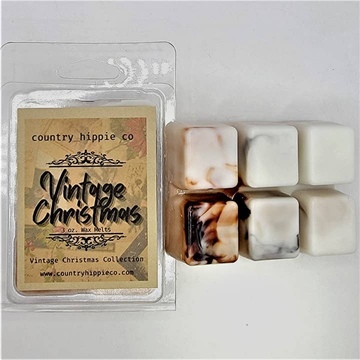 La cire de Noël vintage fait fondre 3 oz. pour la vente par Country Hippie Co.