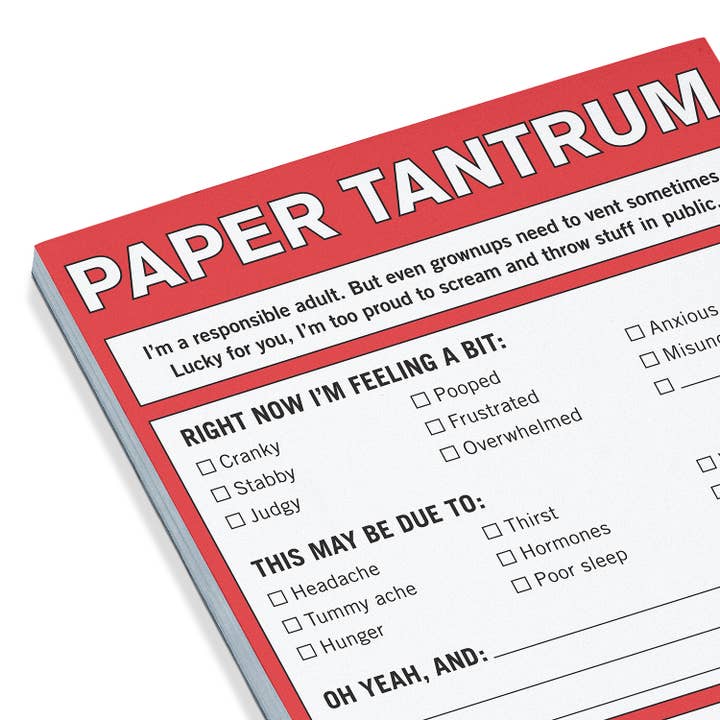 Knock Knock - Wholesale Notepad - Paper Tantrum Nifty Note Pad