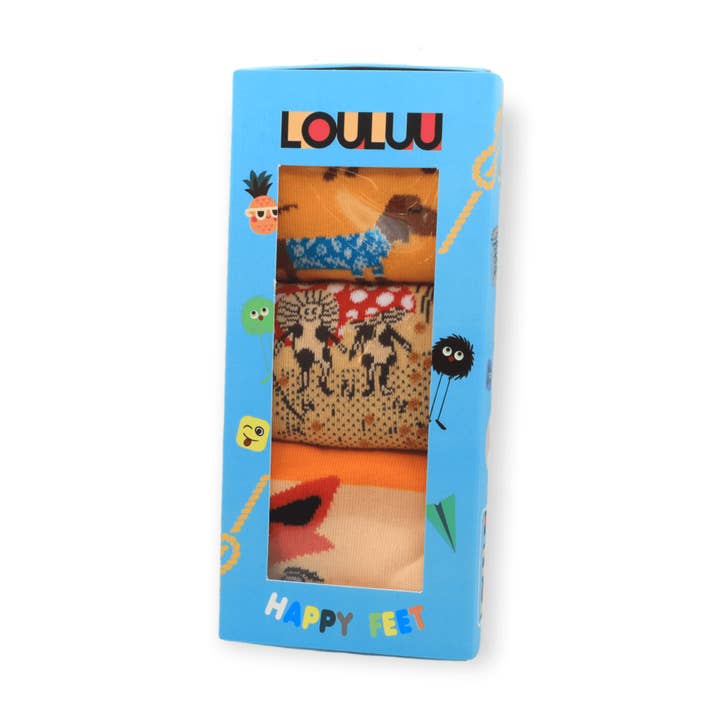 Chaussettes décontractées unisexes en coton avec teckel, champignon, boîte à renard pour la vente par UKS UNITED KNACK SYSTEM LTD