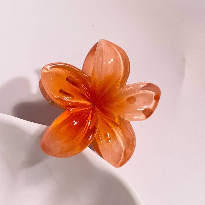 UNISHE - Wholesale Hair Clip - Women's - Floral Decor Hair Clip MOQ 5pcs ZK16144