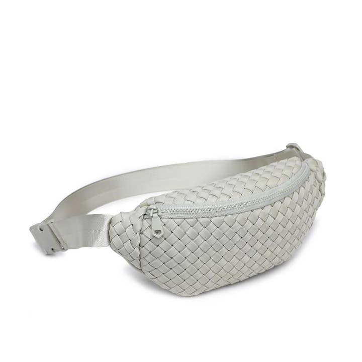 Sol and Selene - Vente Sac ceinture – femme - Sac banane tissé en néoprène Aim High108