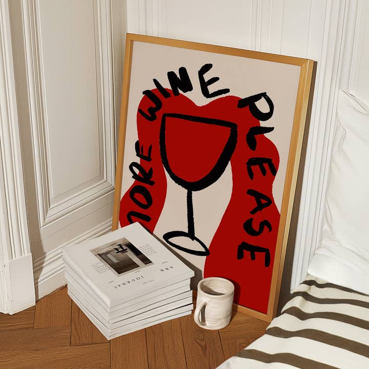 Mer vinutskrift för wholesale av Pink Giraffe Print Co