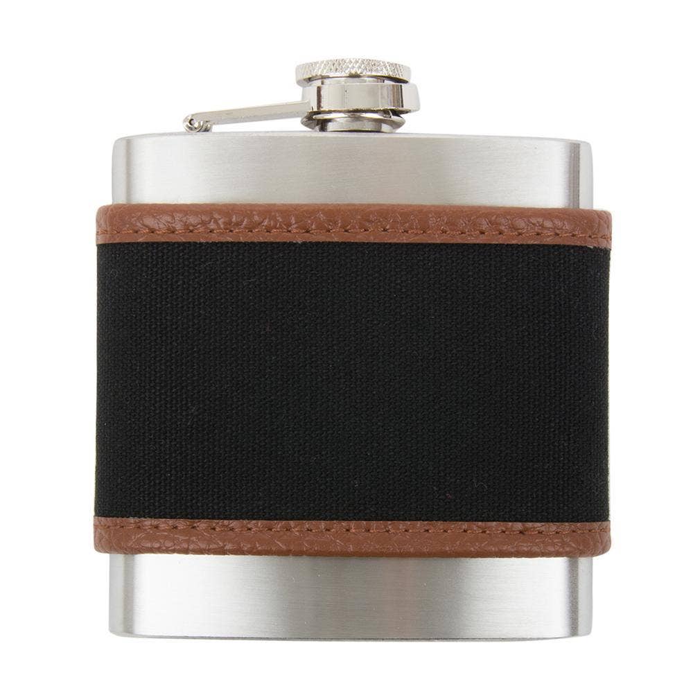 Mainstreet Collection - Wholesale Flask - Men's Canvas Flask0