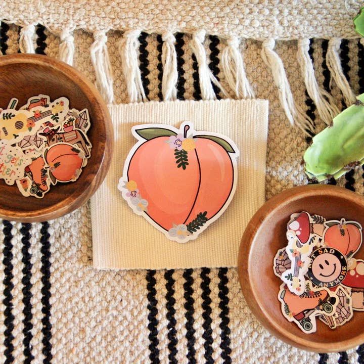 Adesivo in vinile pesca per la vendita all'ingrosso da parte di Get Stoked