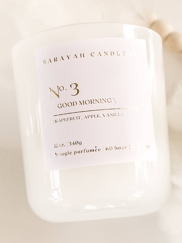 Good morning for wholesale by Sarayah Candle Company