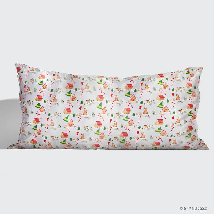 KITSCH - Wholesale Bedding Pillowcase/Sham - elf x kitsch King Satin Pillowcase - Periwinkle Christmas