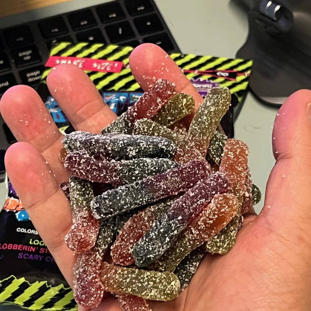 Rotten Candy - Wholesale Gummy - Sour Gummy Worms Candy: GF, Prebiotics, Low Sugar2