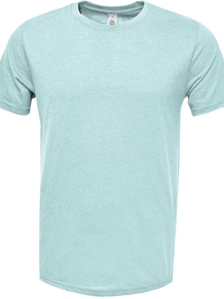 70/30 Polyester Unisex Sublimation Blank Tee for wholesale by PC Activewear