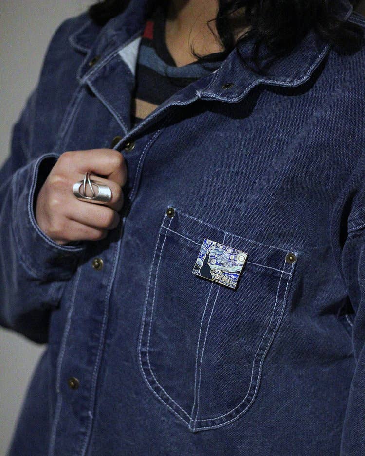 Pin Museum - Wholesale Lapel Pin/Button - The Starry Night • Enamel Pin2