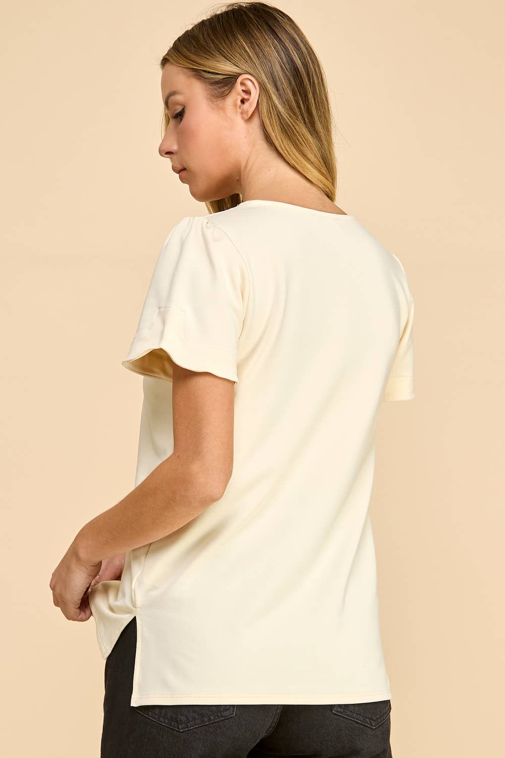 Les Amis - Wholesale Knit Top - Women's - Knit Side Slit Top13