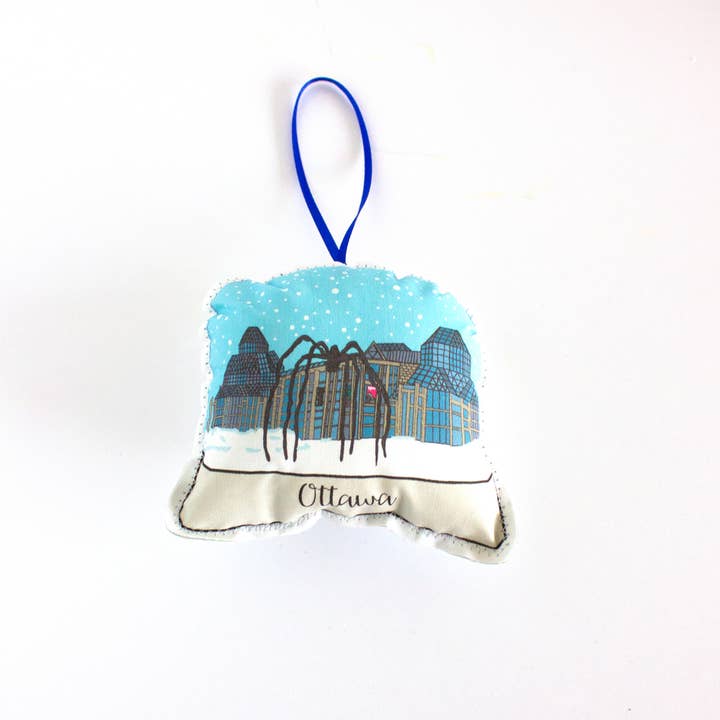 Creationzbycatherine Catherine - Wholesale Ornament - Ottawa National art gallery snow globe ornament