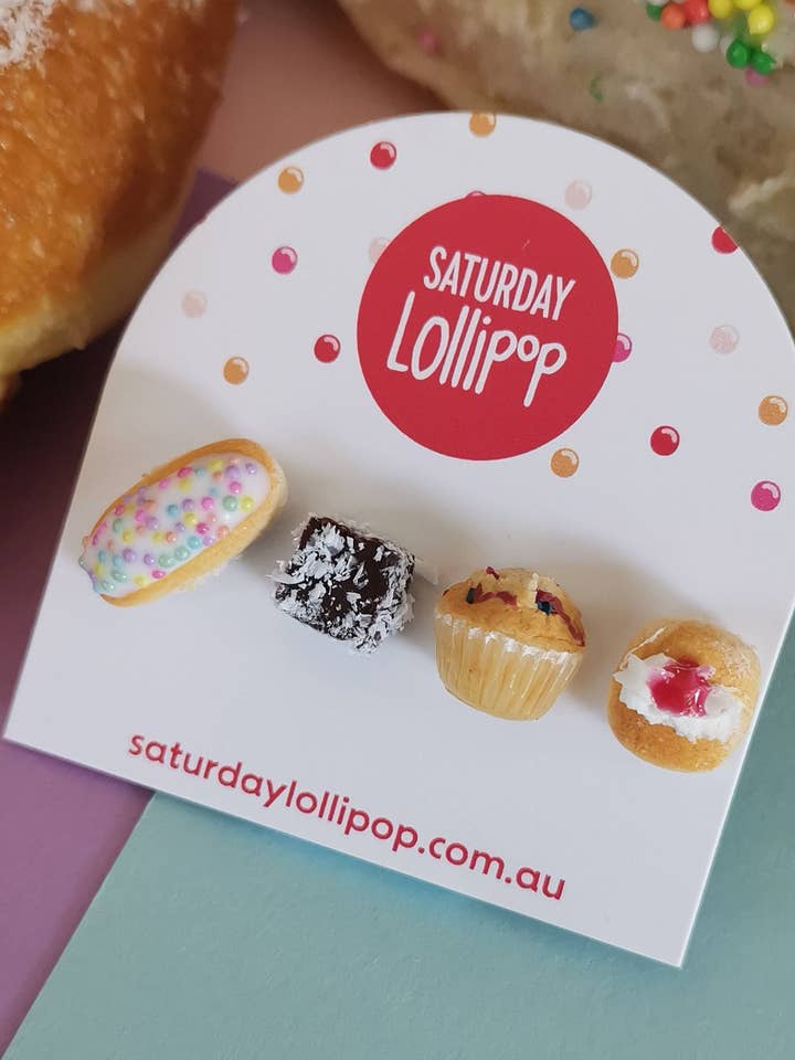 Bakery Delights stud assortment for wholesale by Saturday Lollipop