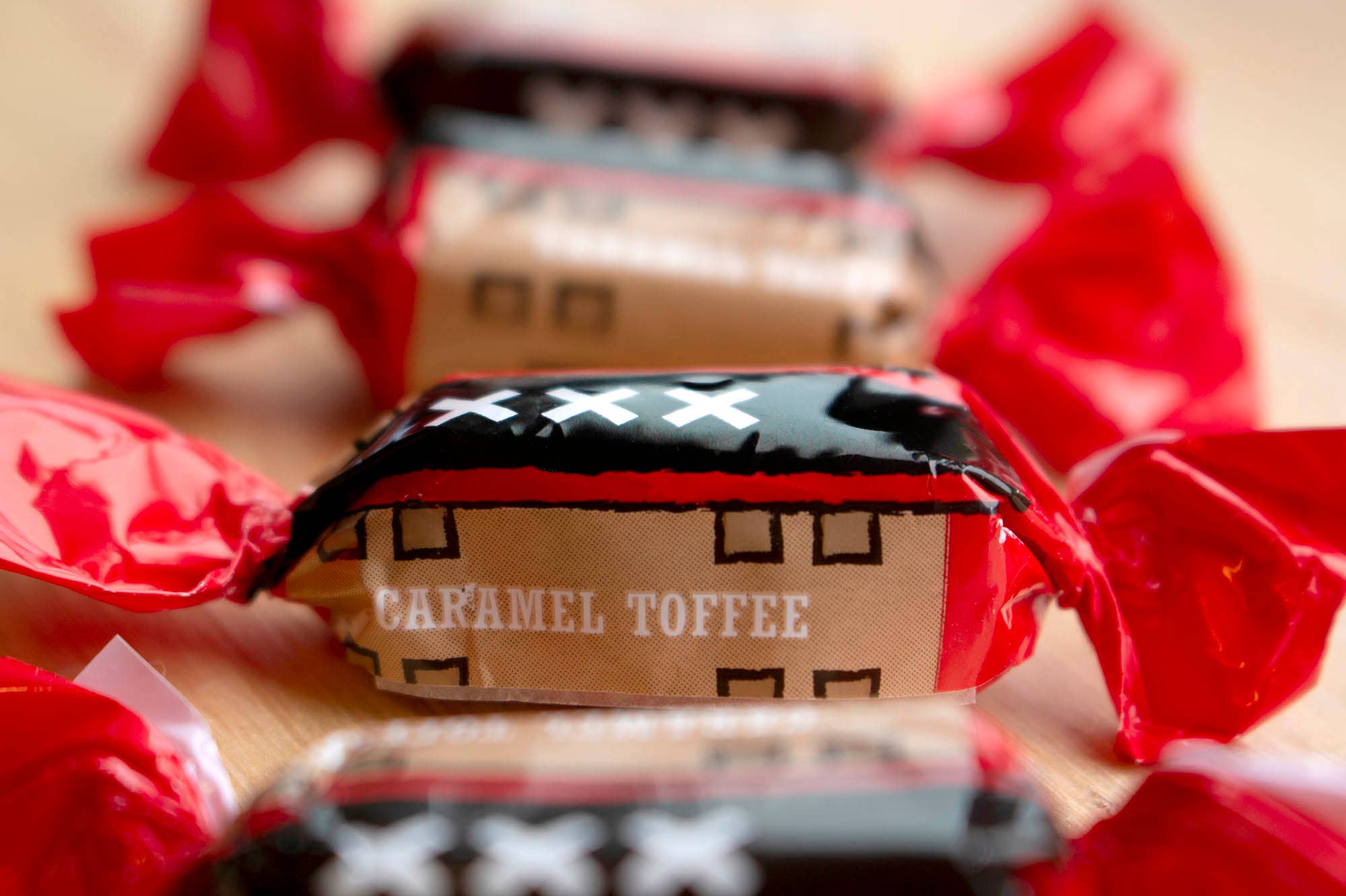 Rollin' Rainbows – Engroshandel Toffee – Amsterdamse Branie Toffee (1 kg) – Officiel Amsterdam Slik6