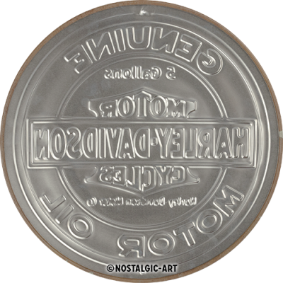 Casa Grande Ltd – wholesale Wall sign – Harley-Davidson - Genuine Motor Oil 35cm x 35cm1