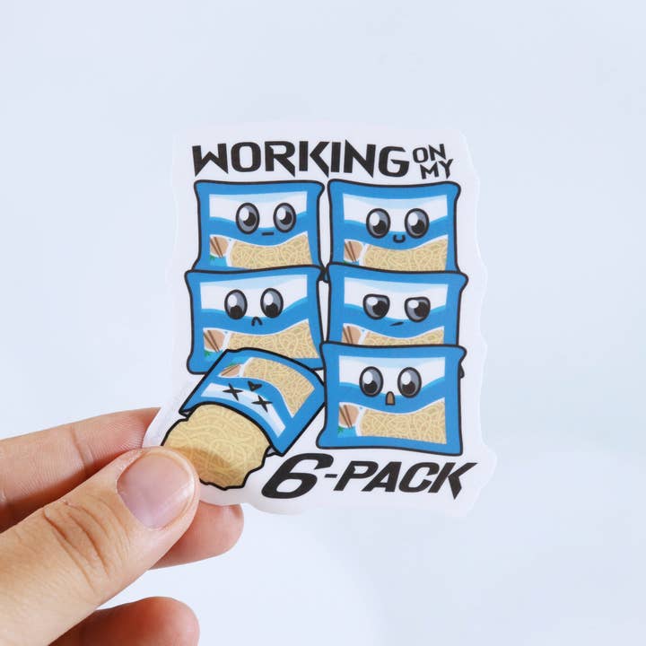 Emii Creations - Wholesale Sticker - 6-Pack Instant Ramen Sticker