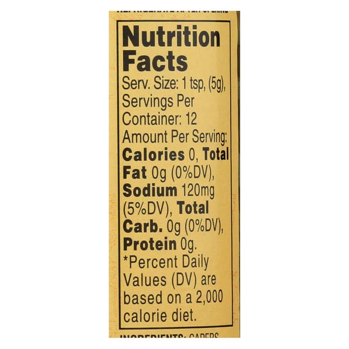 Ware Spark - Wholesale Pickled Vegetables - Reese Non Pareil Capers - Case Of 12 - 3.5 Oz.1