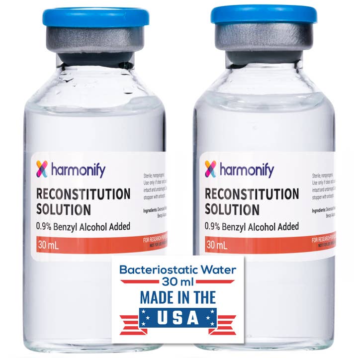 HARMONIFY - Wholesale Makeup Brush Cleaner - Bacteriostatic Water Reconstitution Solution 2-Pack - 30ml