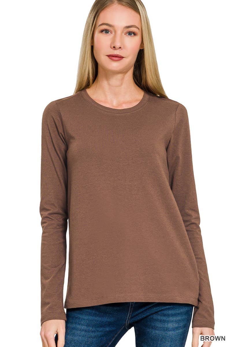 42POPS - Wholesale T-Shirt - Women's - ",,,,,...._ Cotton Crew Neck  Long Sleeve T Shirts6