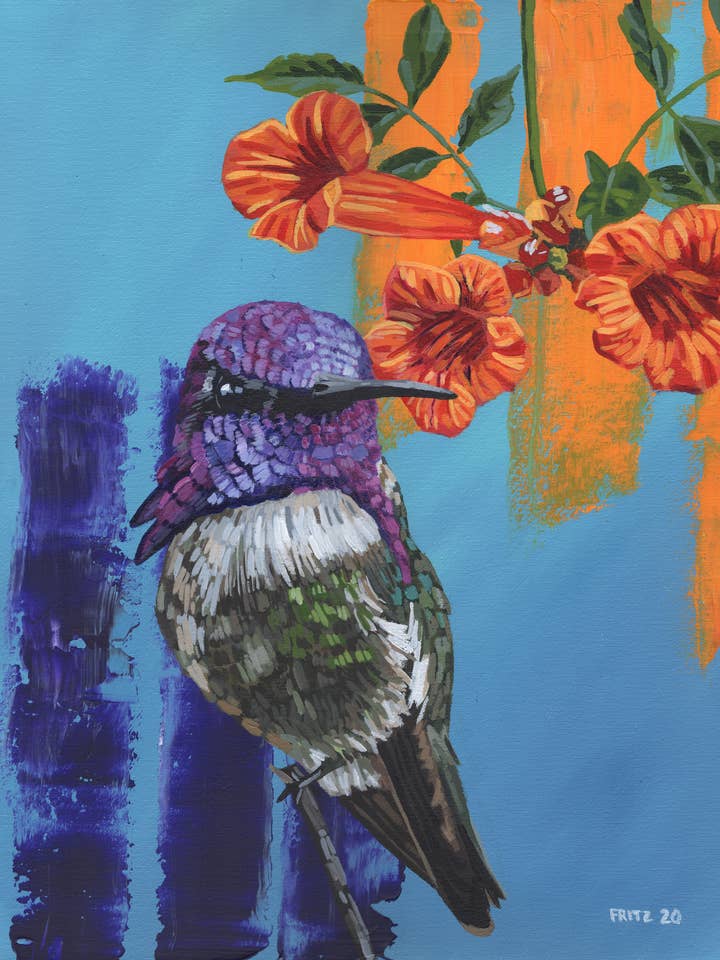 Costas Hummingbird for wholesale by Brian Fritz Fine Art and Printmaking