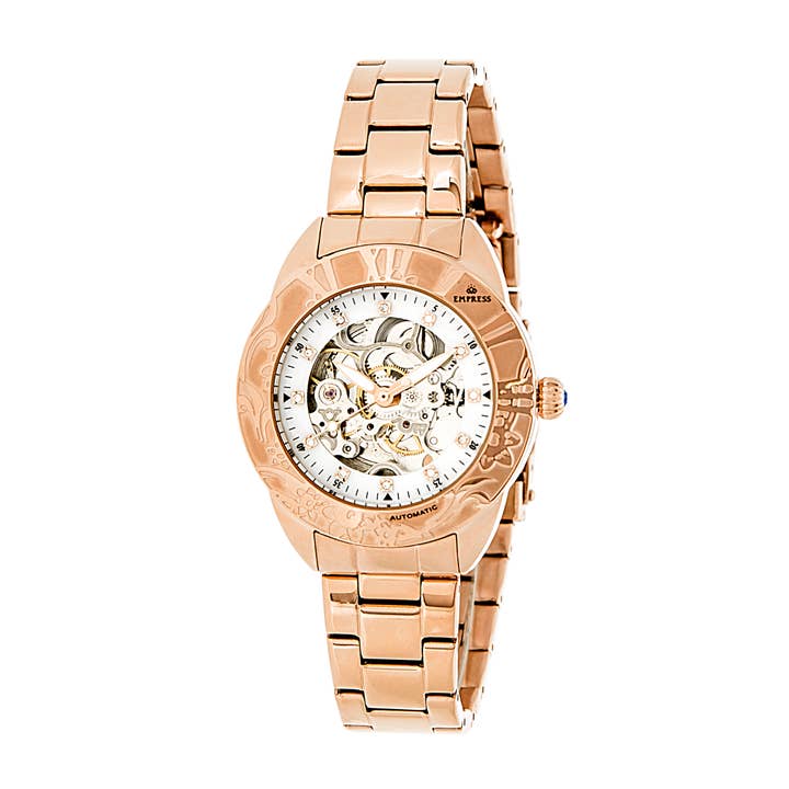 Empress - Wholesale Wrist Watch - Women's - Empress Godiva Automatic Mother-of-Pearl Bracelet Watch