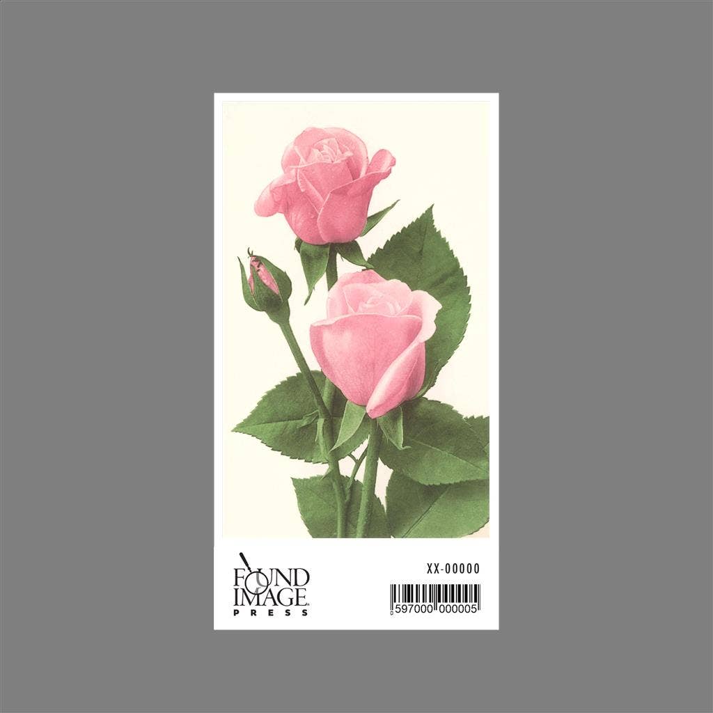 Found Image Press - Wholesale Sticker - Sticker FC-161 Pink Roses1