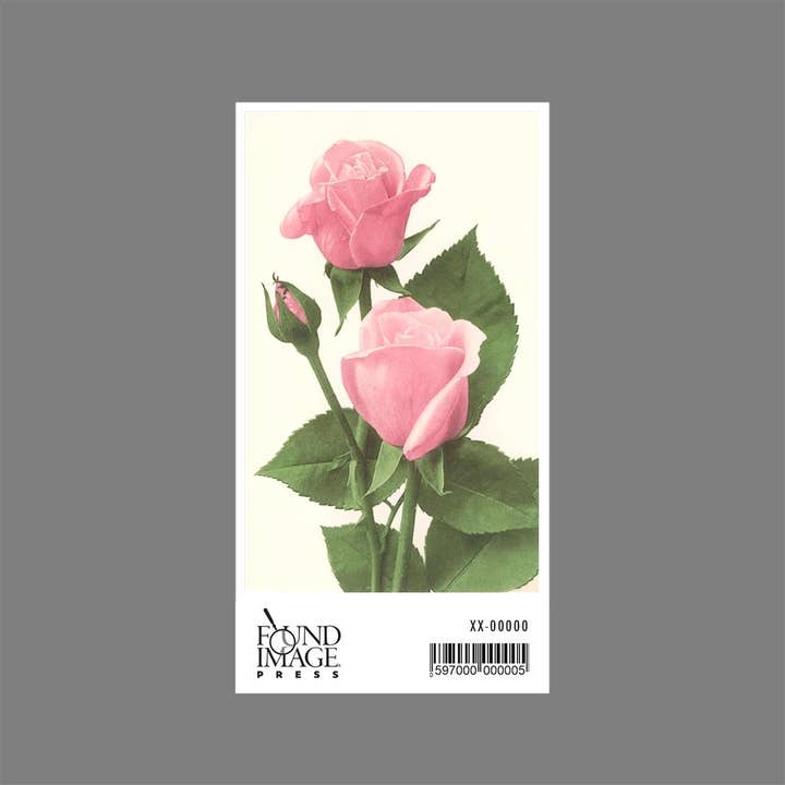 Found Image Press - Wholesale Sticker - Sticker FC-161 Pink Roses1