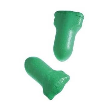 Green Low Pressure Foam Ear Plugs for wholesale by Wild Essentials