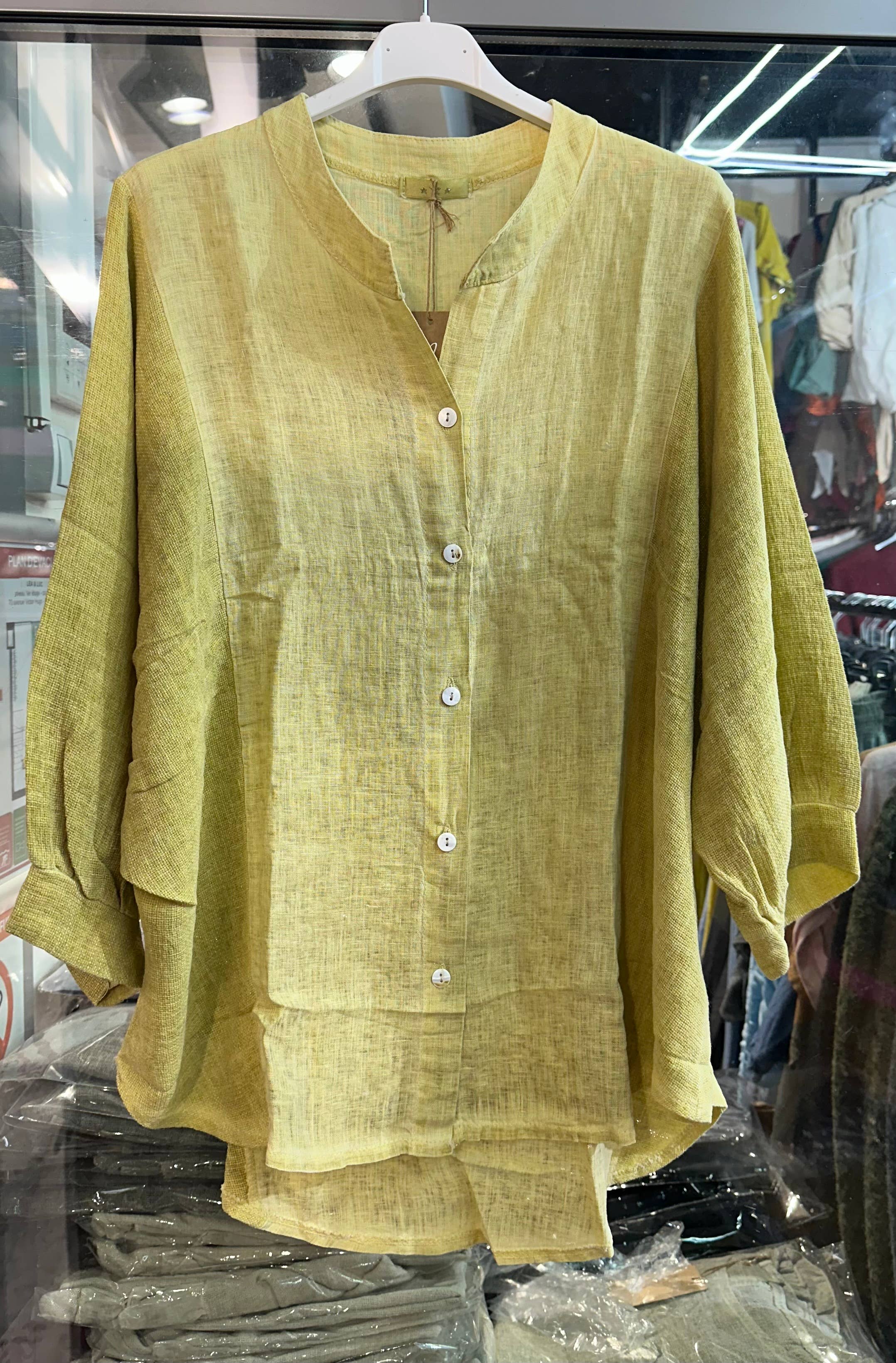 LÉA & LUC – wholesale Shirt – Women’s – 100% Linen Shirt REF. 923036