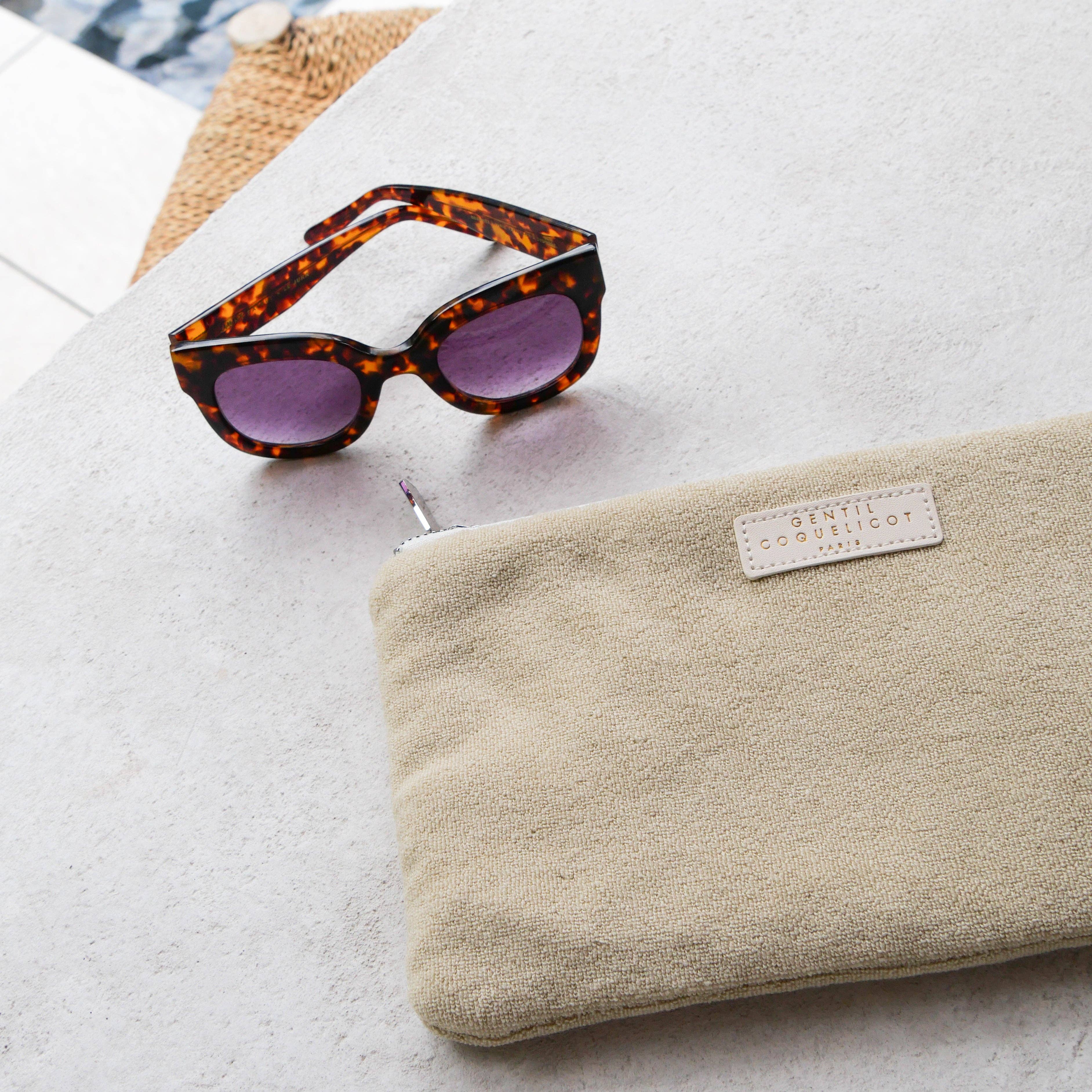 Gentil Coquelicot Paris - Wholesale Pouch - Women's - Checkered sponge pouch (3 colors)11