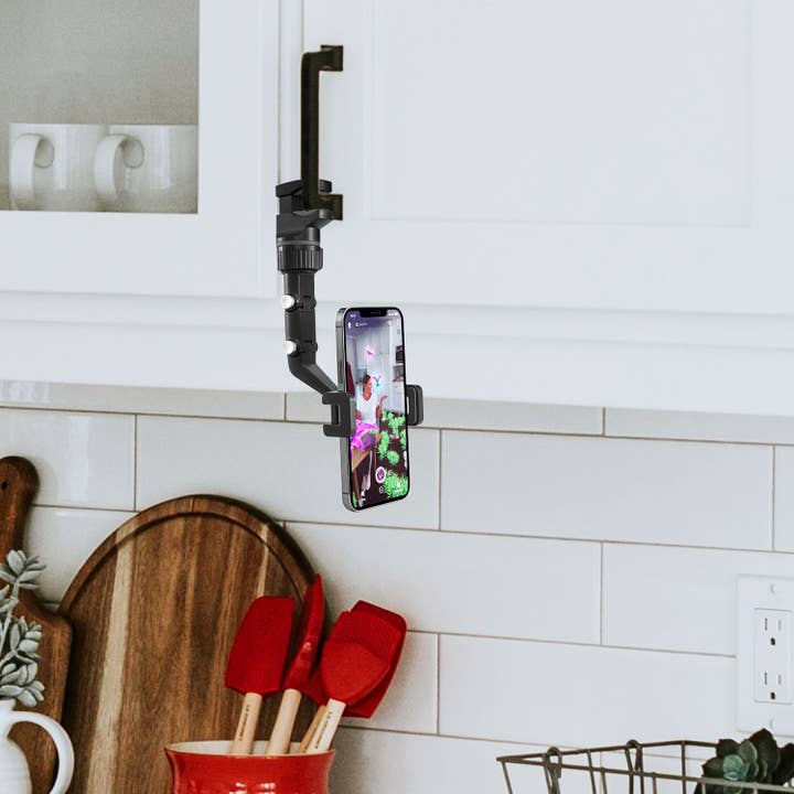 LAX Gadgets - Wholesale Phone/Tablet Stand - 360 degree Car Mount for Smartphones-Black with Retail Pack3