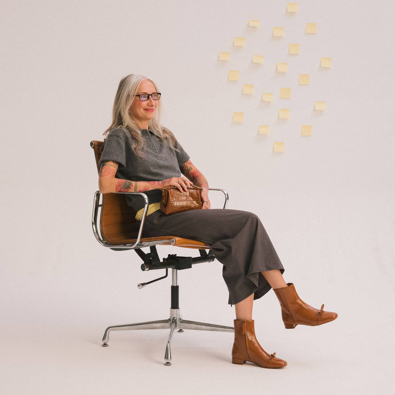 bärnsten Livia stövlar, glansig karamell för wholesale på Faire7