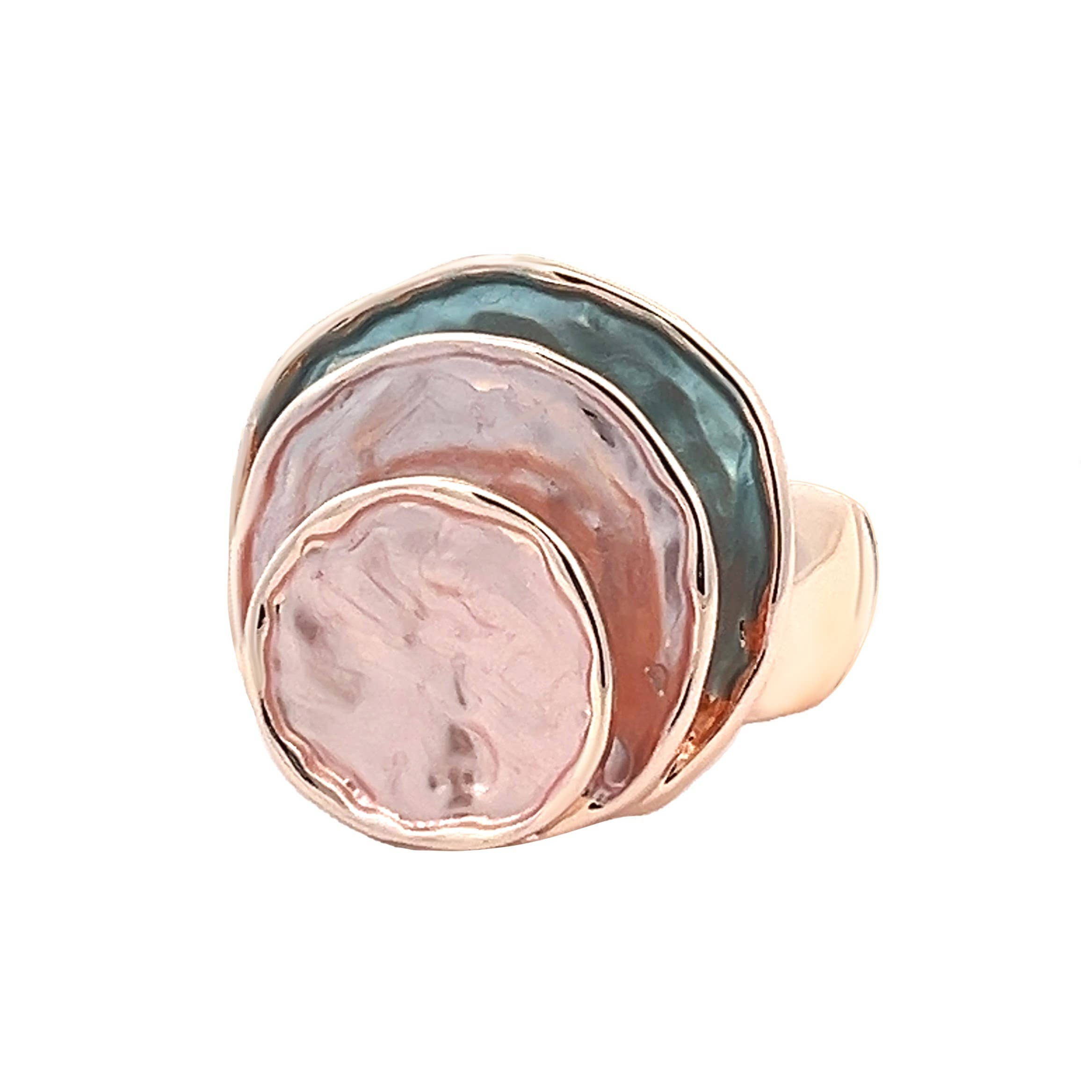 AMORINO SRL - Vendita all'ingrosso Anelli cocktail/statement - ANELLO TONDO ELASTICO SMALTATO2