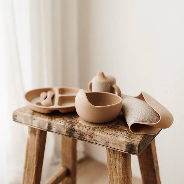 BO & KO - Wholesale Feeding set – Baby - Essentials Feeding Set | Tan20