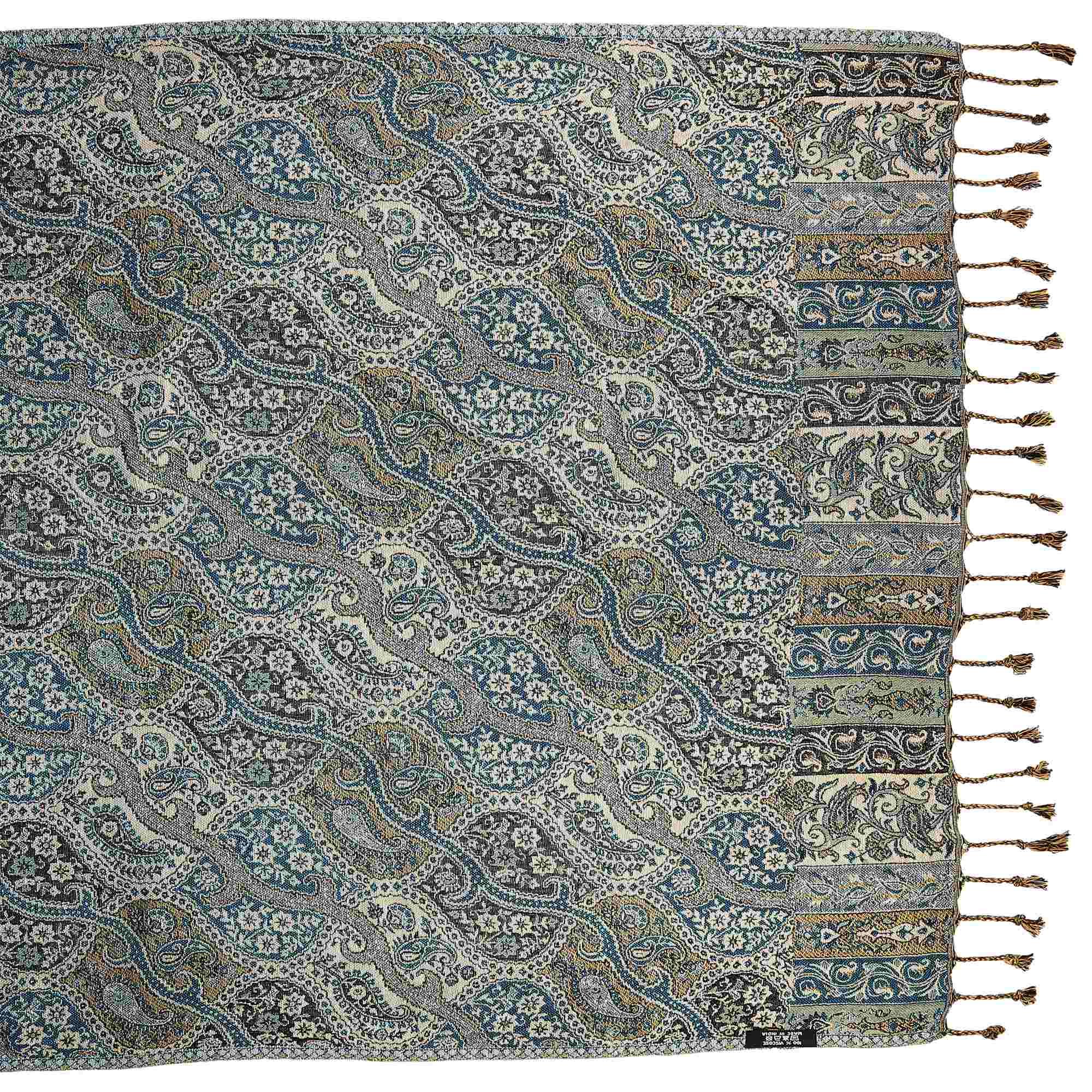 Tribal Trade GmbH - Wholesale Scarf - Unisex - Pashmina Style Floral Waves Scarf 210x70cm 06 Ethnic Scarf2