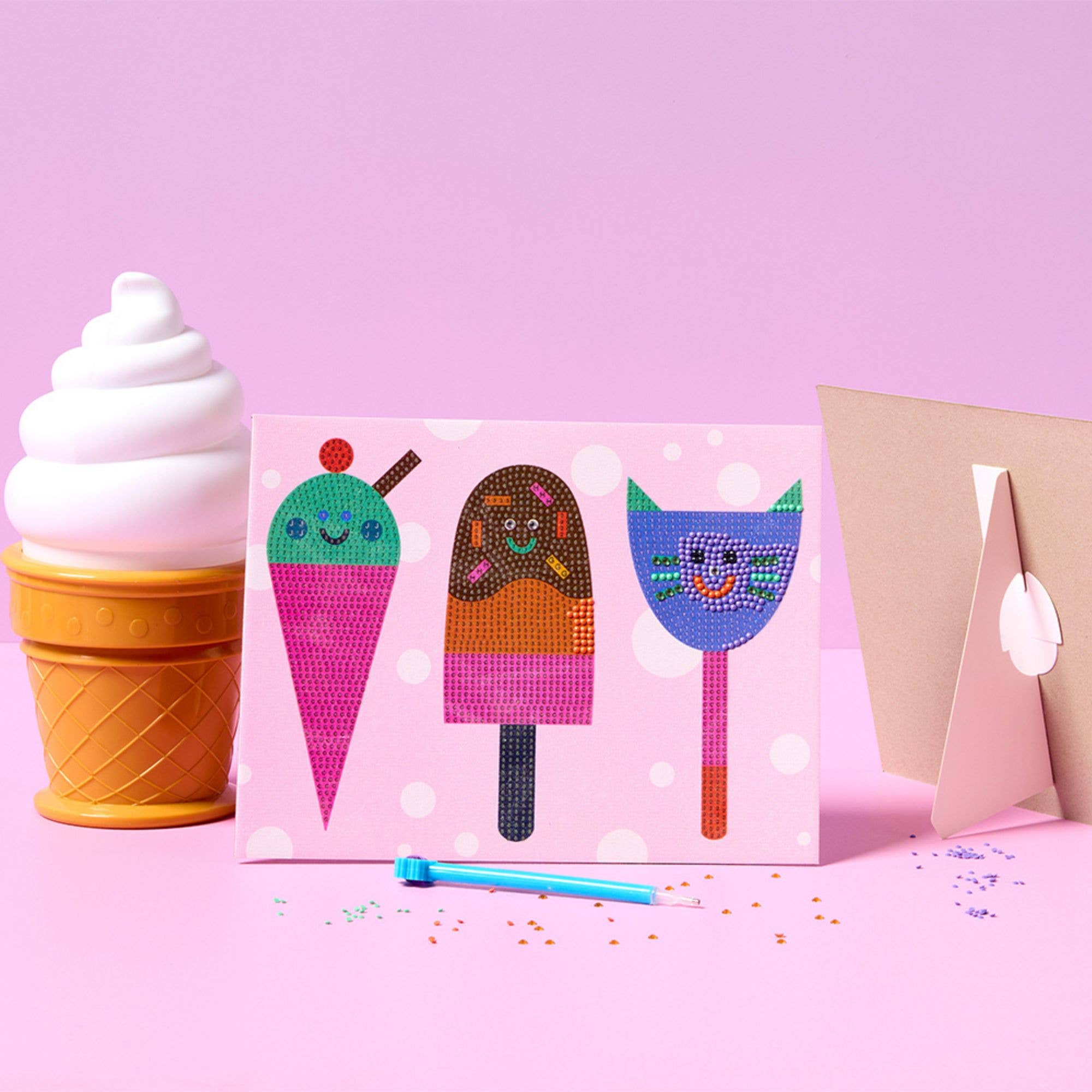 Journey Of Something AU & EU - Wholesale DIY Craft Kit - Kids - Kids Sparkle Art Kit - Yum! Yum! Yum!3