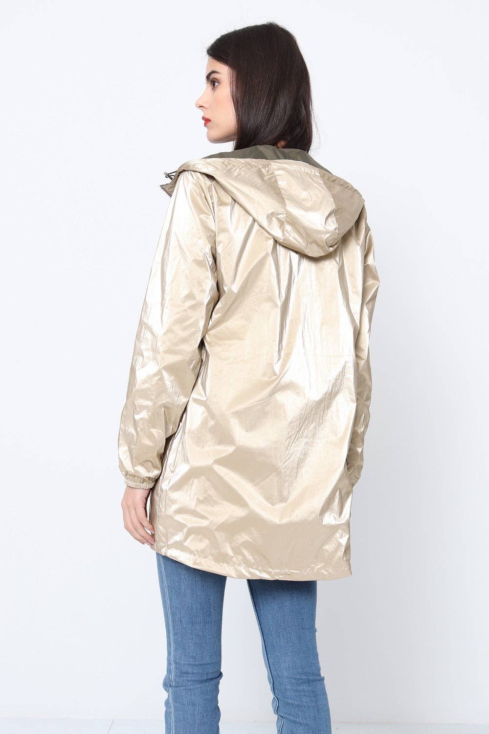 SOFTY - Wholesale Windbreaker - Women's - Reversible waterproof windbreaker - S38113