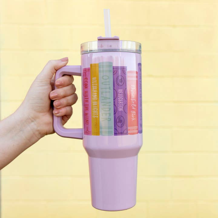 Pippi Post - Wholesale Insulated mug/tumbler - Romance Books 40oz Tumbler