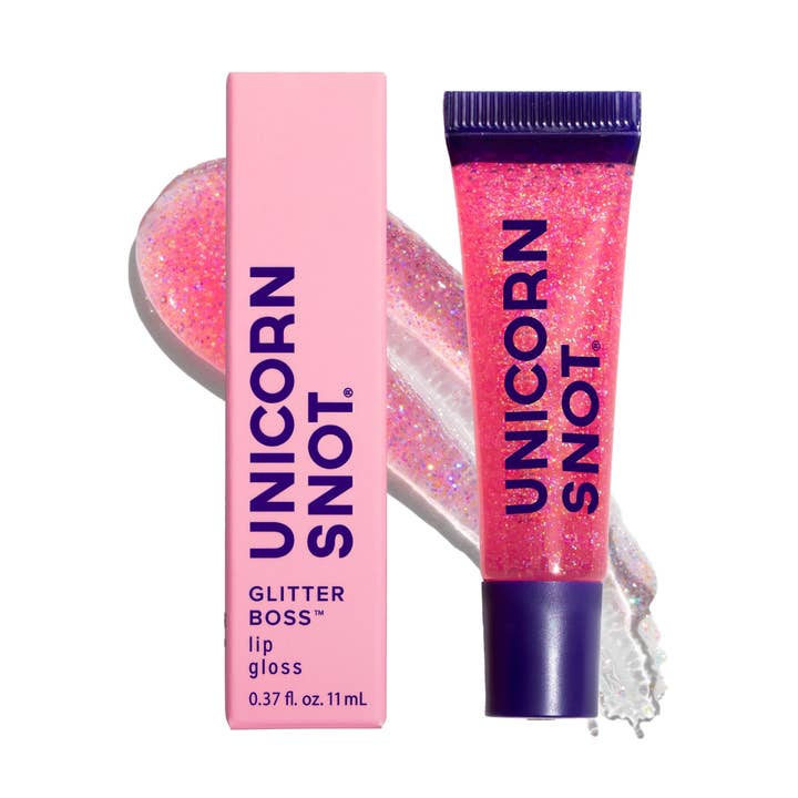 Glitter Boss | Fenicottero | Gloss Labbra Glitter | Liscio&Scintillante per la vendita all'ingrosso da parte di Unicorn Snot | Glitter Beauty