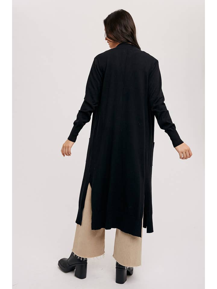 Bluivy - Wholesale Cardigan - Women's - LONGLINE OPEN FRONT CARDIGAN26