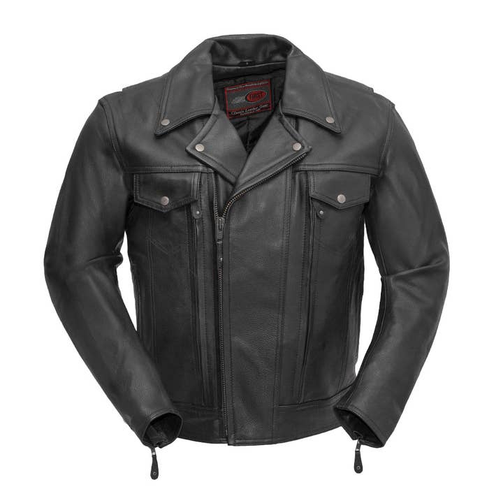 Mastermind Mens Motorcycle Jackets High Quality Biker Jacket for wholesale by USA Leather Shop
