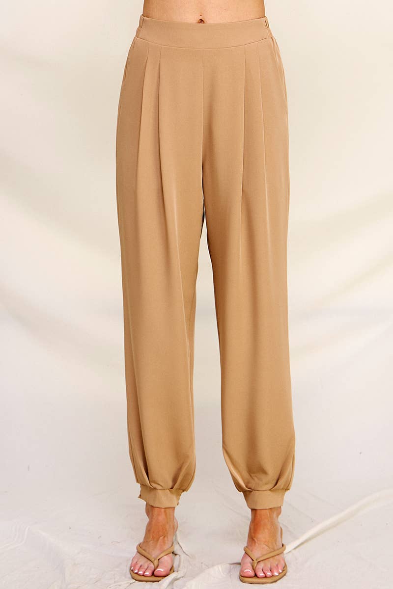 Allie Rose - Vendita all'ingrosso Pantalone - Donna - Pantaloni da jogging plissettati9