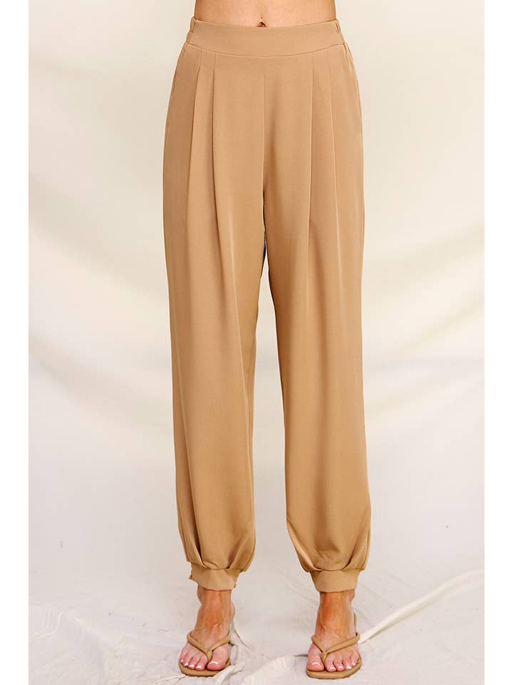 Allie Rose - Vendita all'ingrosso Pantalone - Donna - Pantaloni da jogging plissettati9