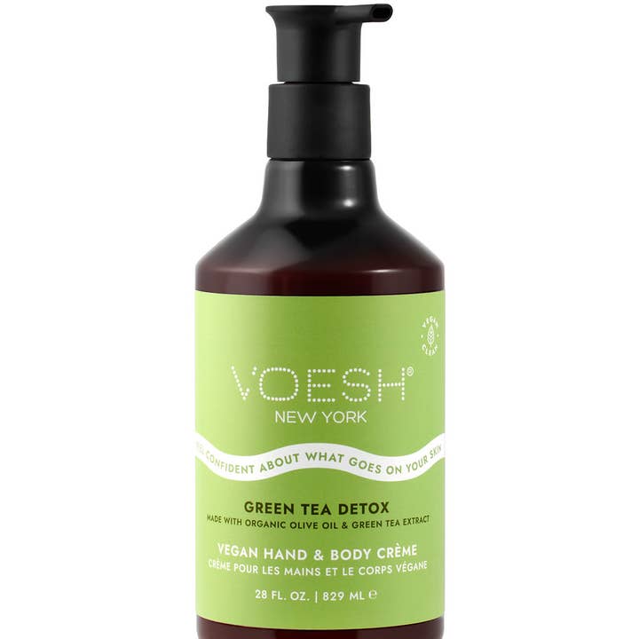Vegan Hand & Body Creme - Green Tea - Pro Size 28oz. for wholesale by VOESH New York