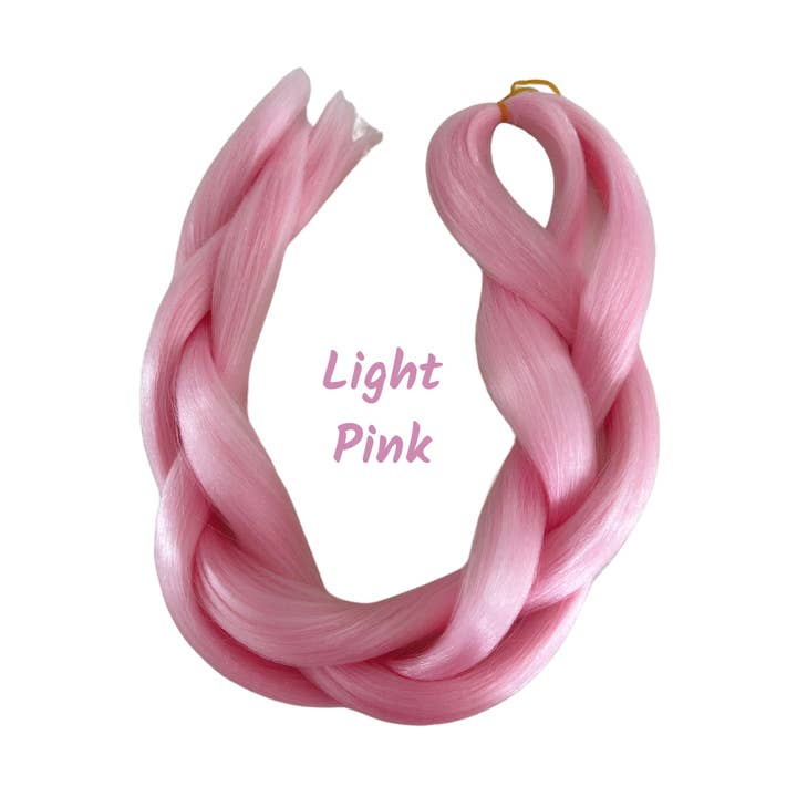 Poppet Locks - Wholesale Hair extensions - Light Pink braiding hair - 24 Inch - 80g0