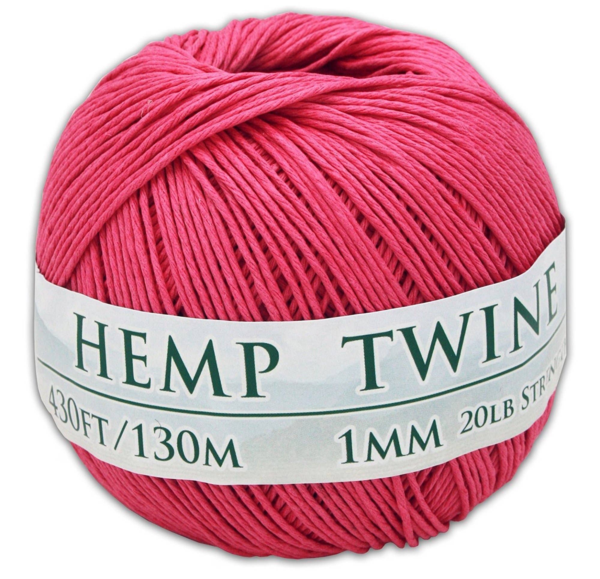 Hemptopia – wholesale Twine – Hemptopia Colored Hemp Twine Ball, 430ft, 100% natural9