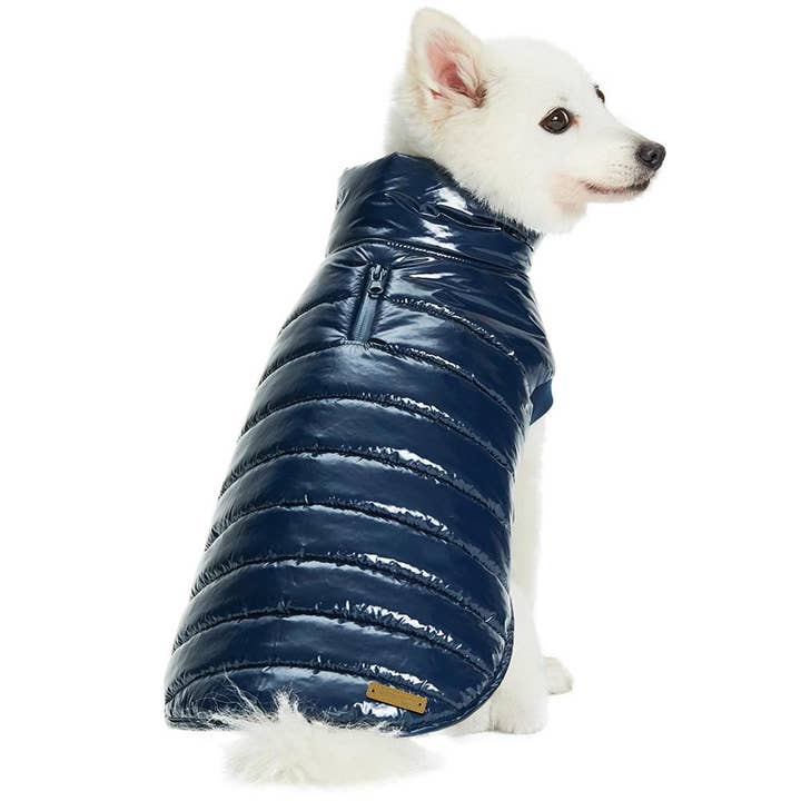 Blueberry Pet - Wholesale Pet Jacket - Dog - Custom-woven& Dyed Puffer Jacket, Flex Chest + Leash Opening11