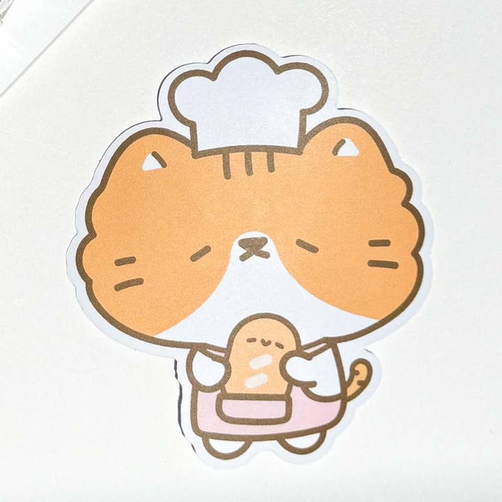 Toast the Chef Sticker for wholesale by No Thoughts Club