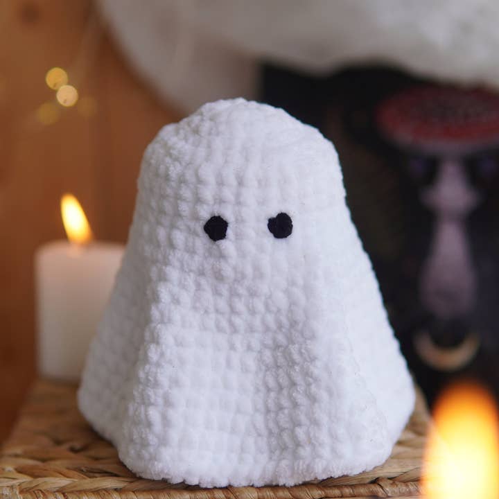 Ghost with mushroom hat, Sunflower hat and flower Crochet and other Purchase Wholesale ghost plush. Free Returns & Net 60 Terms on Faire trending on Faire.