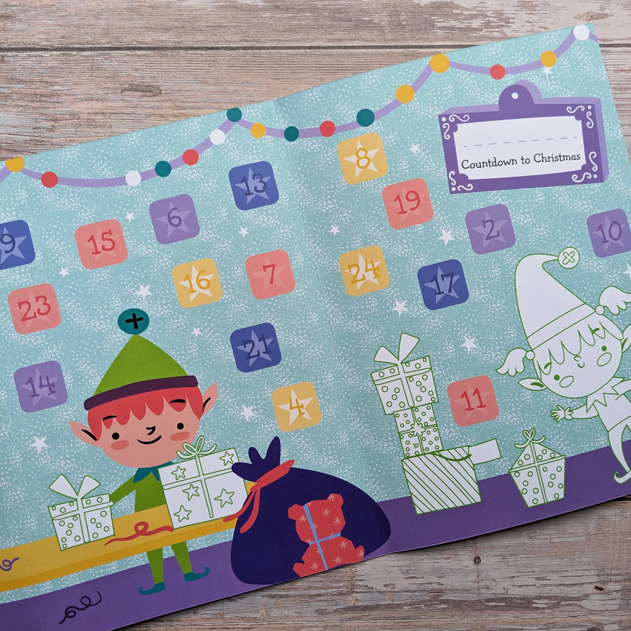 Robert Frederick Ltd – wholesale Sticker – Child & baby – Big Sticker Book Christmas - Elves4